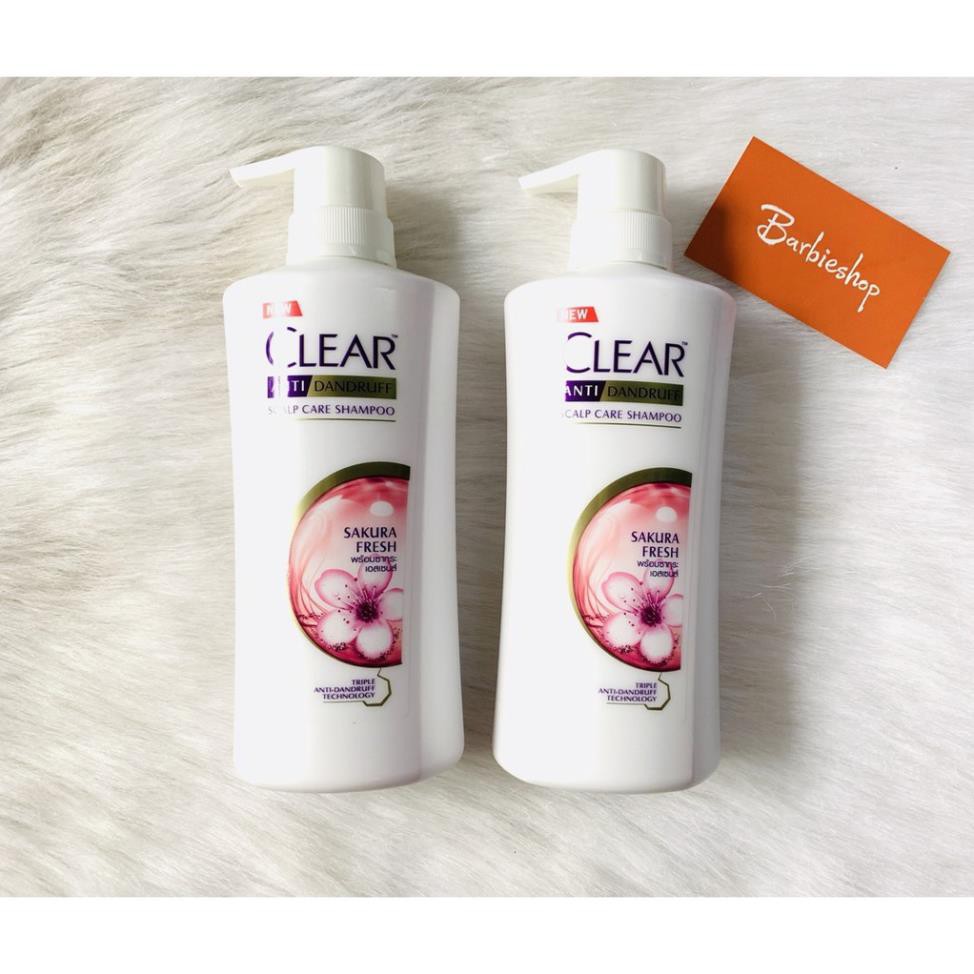 Dầu gội Clear Thái Lan các loại trị gàu 450ml + 480ml