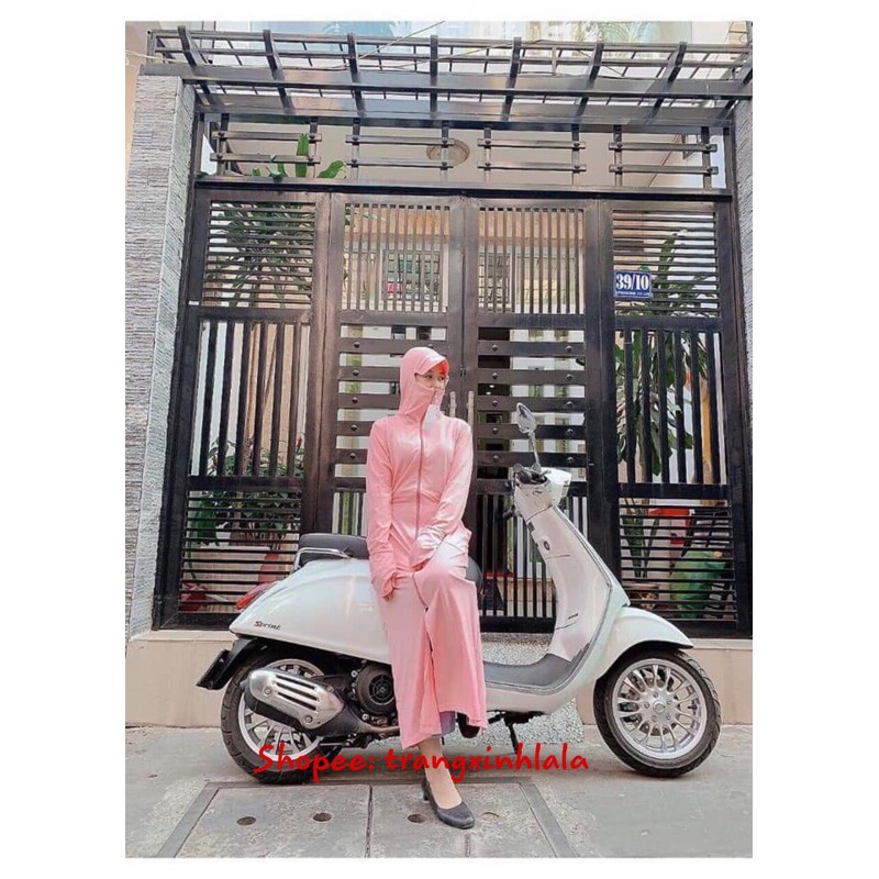 ✉▧Áo Chống Nắng Nữ Toàn Thân Dáng Dài Với Chất Liệu Vải Thông Hơi Mặc Lên Thoải Mái | BigBuy360 - bigbuy360.vn