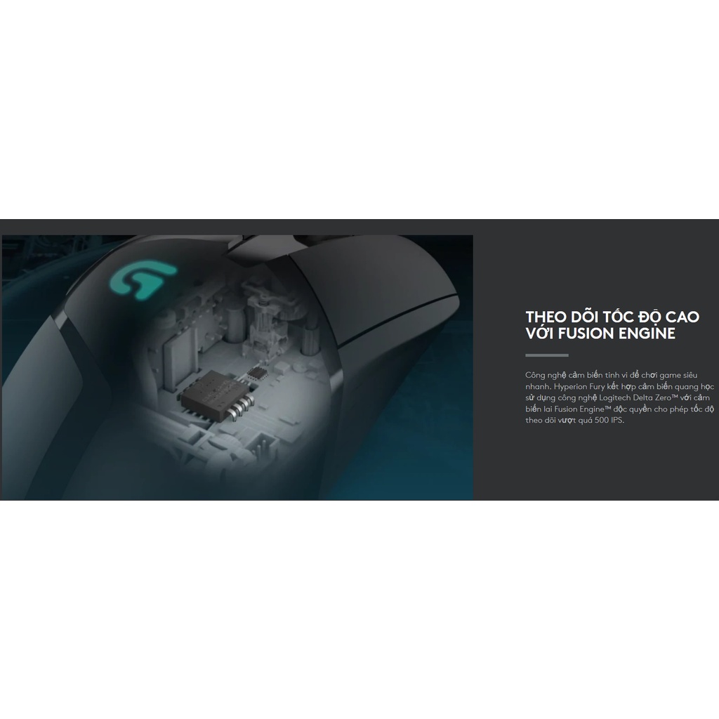 [Hỏa Tốc - HCM] Chuột game có dây Logitech G402 Hyperion Fury FPS - Theo dõi tốc độ cao, 8 nút lập trình - Ngocvienstore