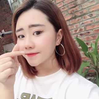 Khuyên tai tròn cỡ trung ( oly )