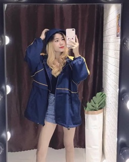 ÁO KHOÁC GIÓ NỮ FORM RỘNG CÁ TÍNH