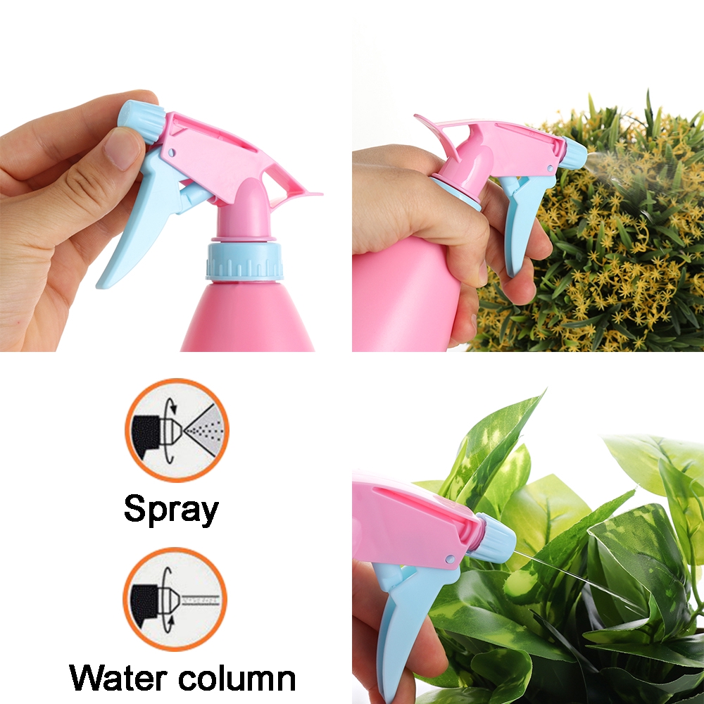 Bình Nước Bằng Nhựa 500mL Màu Sắc Ngọt Ngào Tiện Dụng Cho Gia Đình/ Sân Vườn