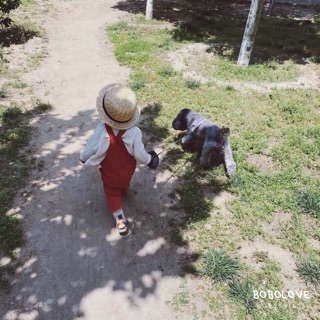 Mũ cói em bé phong cách hàn quốc