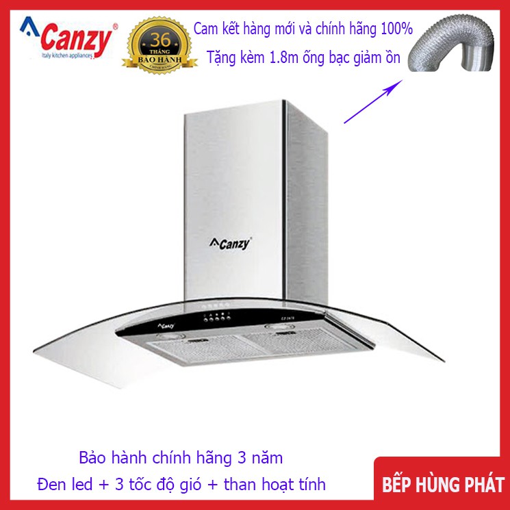 [Mã ELHAMS5 giảm 6% đơn 300K] Máy hút mùi Canzy CZ4680-70cm