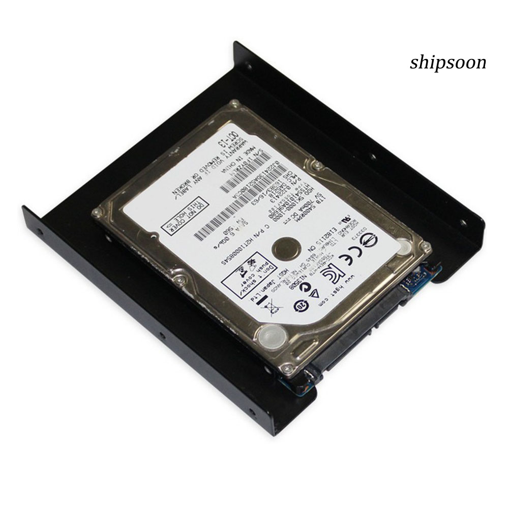 ssn -Metal 2.5 inch to 3.5 inch Hard Drive Bracket SSD Solid State Disk Caddy Tray