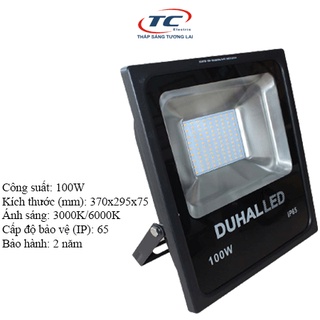Đèn pha led Duhal công suất cao chống nước IP65 100W Duhal