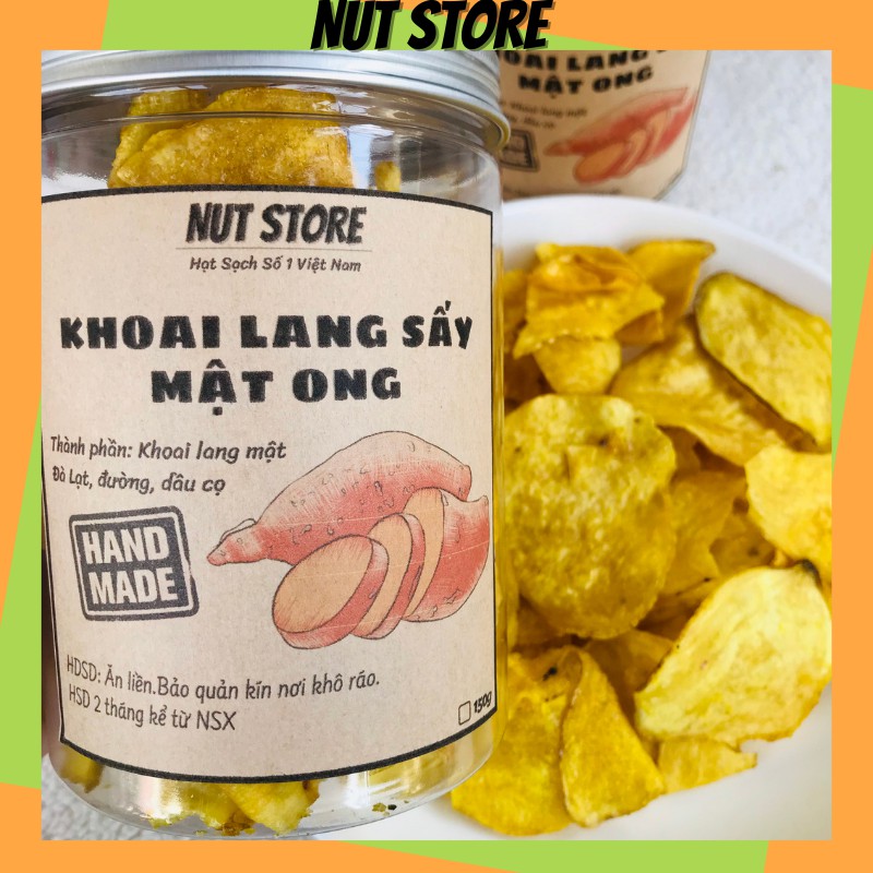 Khoai lang sấy mật ong Nut Store 150g
