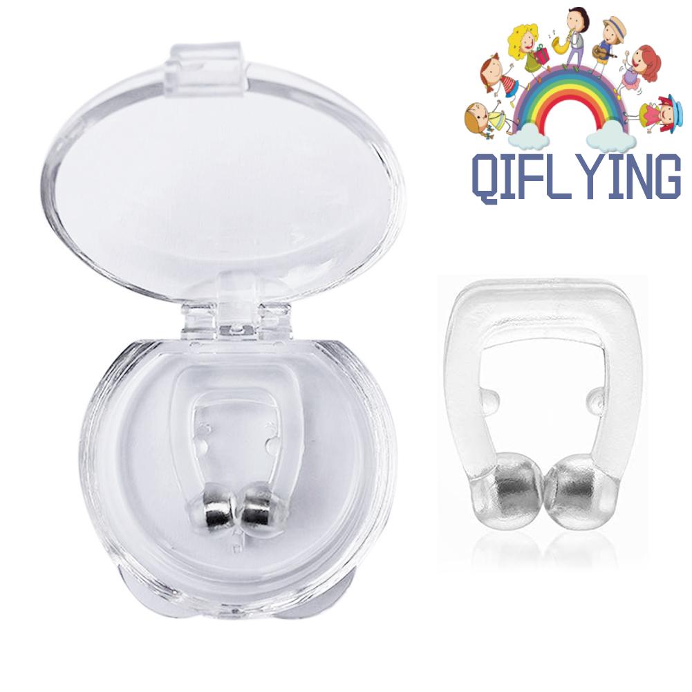 [Hàng mới về] Hộp kẹp 2 mũi silicon nam châm chống ngáy ngủ