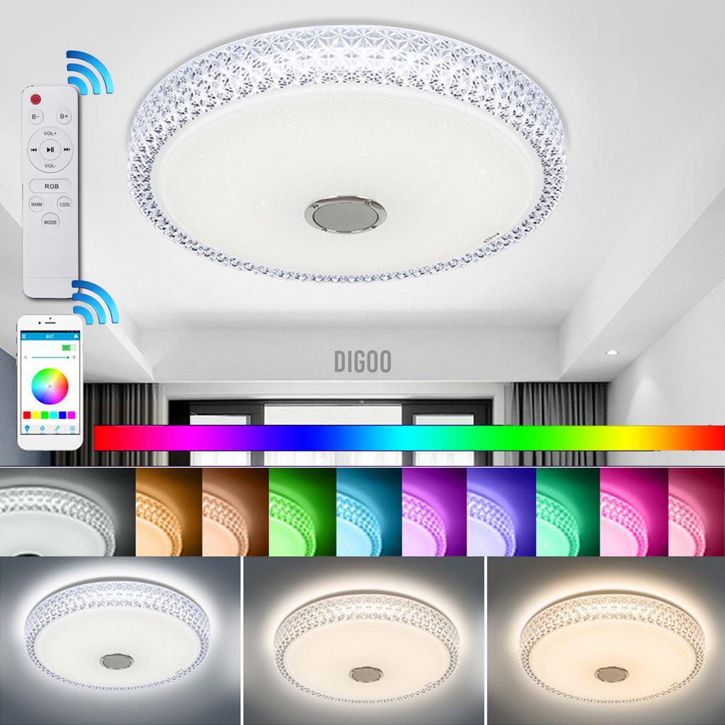 Đèn Trần Bluetooth Rgb 6000k 120 Bóng Led 300w