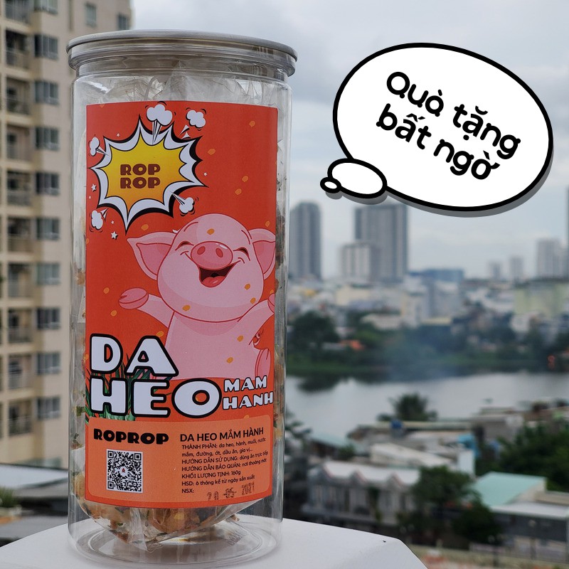 Da Heo Chiên Mắm Hành Roprop Hũ Pet 160g | BigBuy360 - bigbuy360.vn