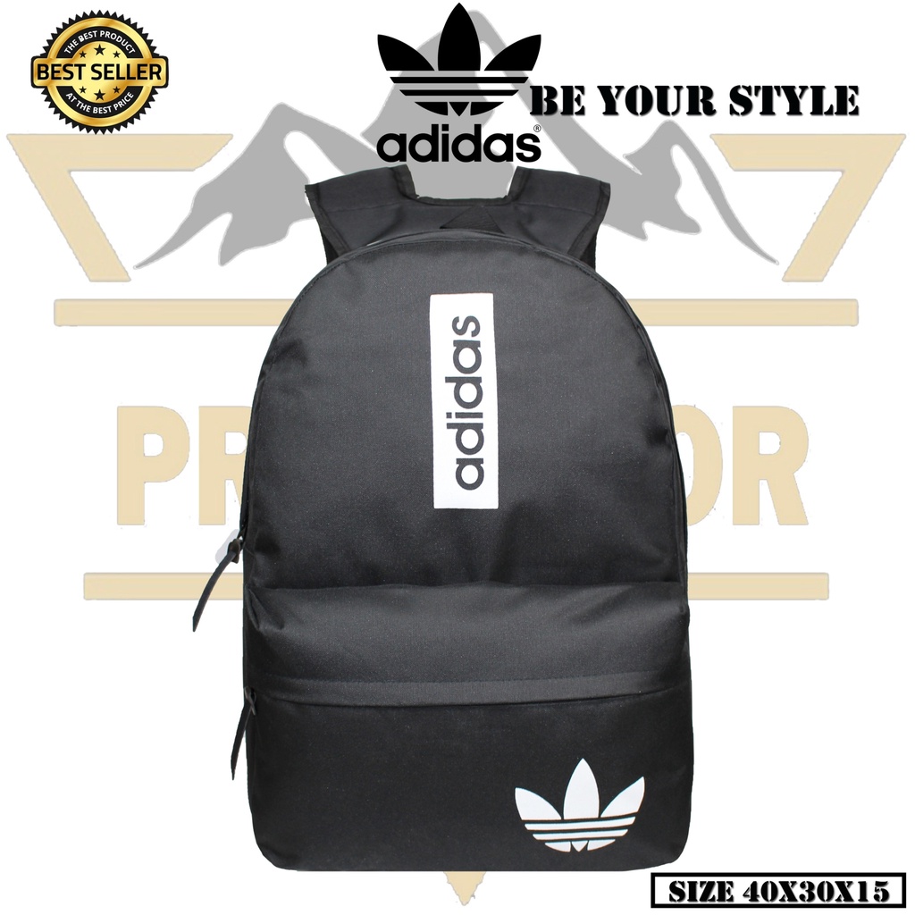 ADIDAS Ba Lô Đi Học Màu Trơn In Logo NIKE/NIKE Kiểu Dáng Đơn Giản Trẻ Trung