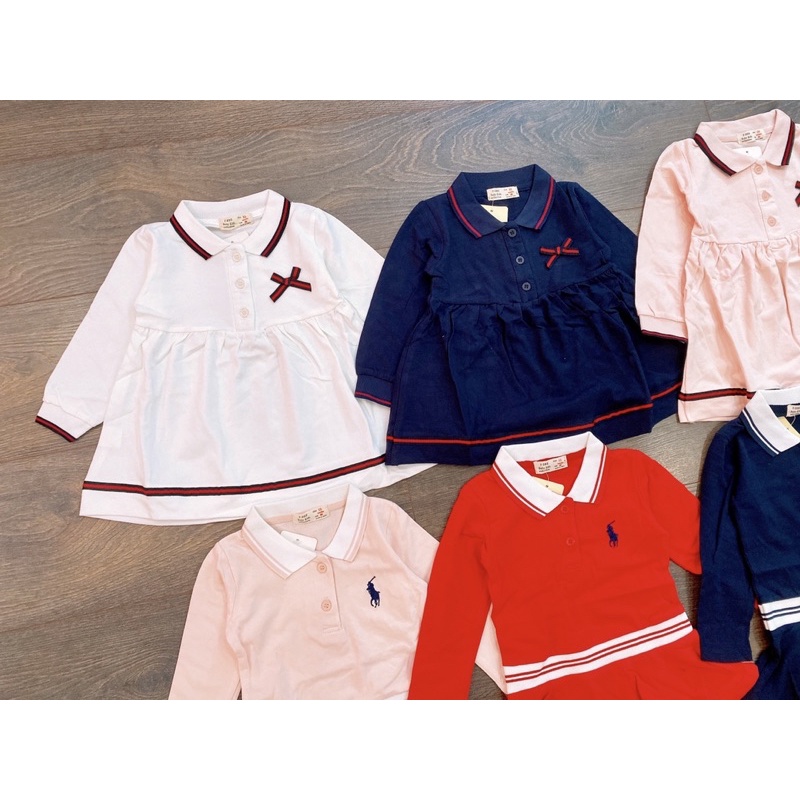 váy polo cho bé 12m-4y Qccc cực xinh