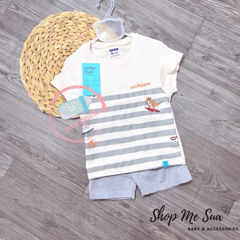 MOMPA Bộ quần áo cộc tay mùa hè siêu xinh dành cho bé từ 1 đến 5 tuổi