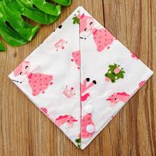 Khăn yếm cotton in hình loại đep