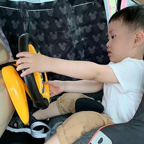 Đồ chơi vô lăng xe hơi cho bé có đế