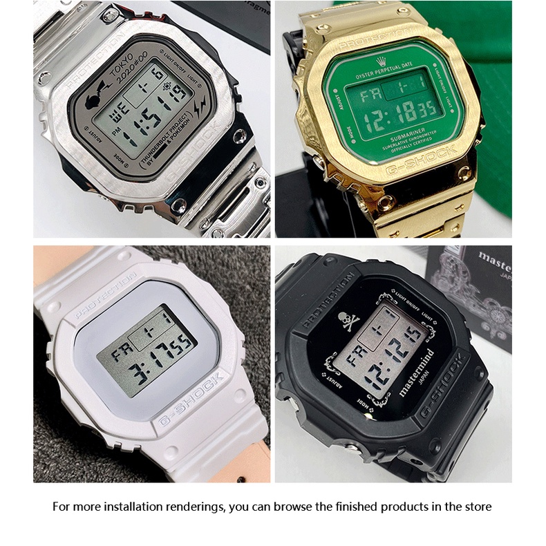 Kính Cường Lực Bảo Vệ Ống Kính Đồng Hồ Casioak G-SHOCK GM DW-5600 Series GW-B5600 GB-5600 GWX-5600 DW-5030 5000