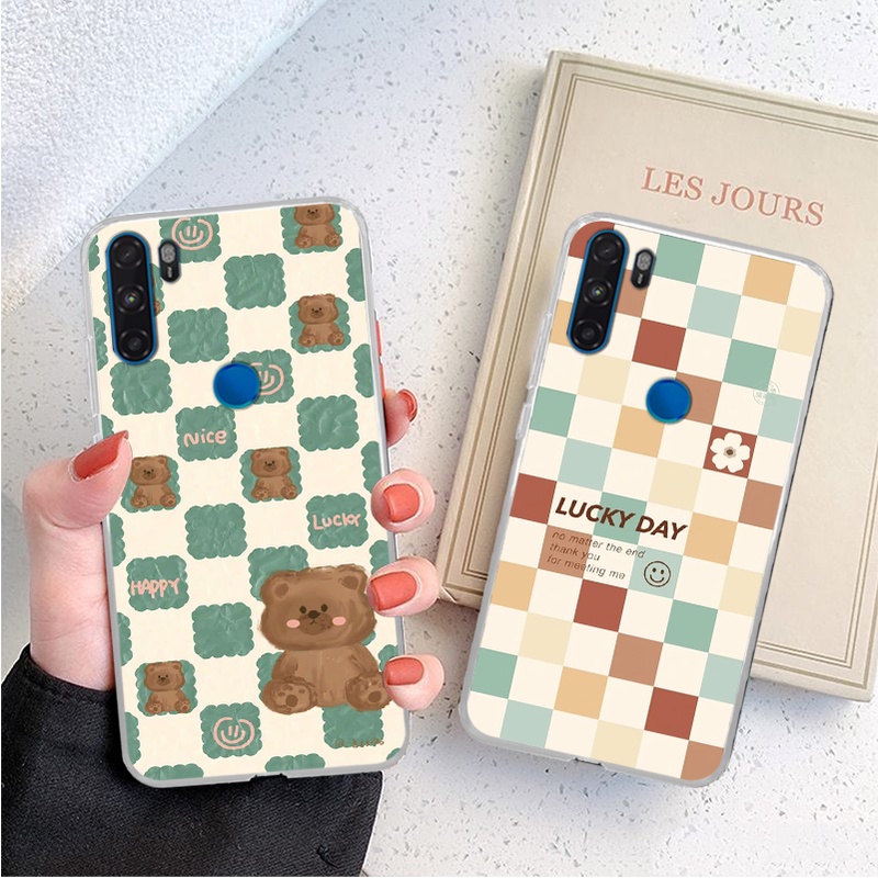 Ốp lưng Vsmart Active 1 / Active 1 Plus / Active 1+ / Active 3 trái tim bền hình gấu cute cá tính thể thao đẹp