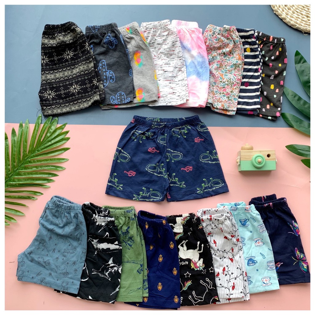 Quần đùi họa tiết Bé Trai Thương hiệu Litibaby size 1-7, dành cho bạn từ 7kg đến 18kg