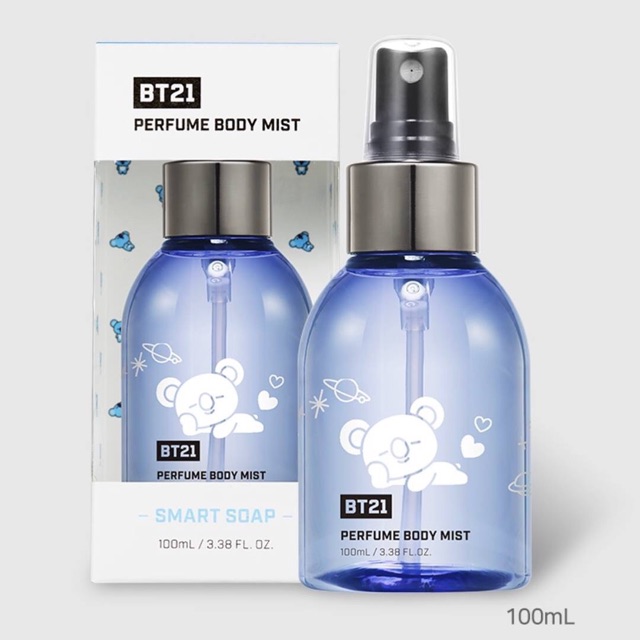 🇰🇷Olive Young x BT21 - Perfume Body Mist 100ml ( hết TATA)🌷