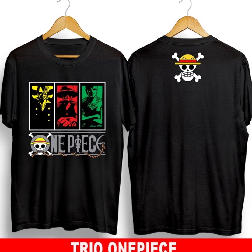 Áo Thun Nam Tay Ngắn In Hình Nhân Vật Phim One piece Cá Tính 30s