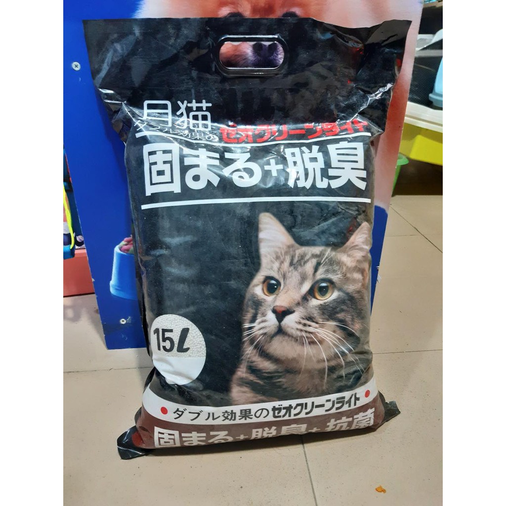 Cát vệ sinh cho mèo Cát Nhật 15L