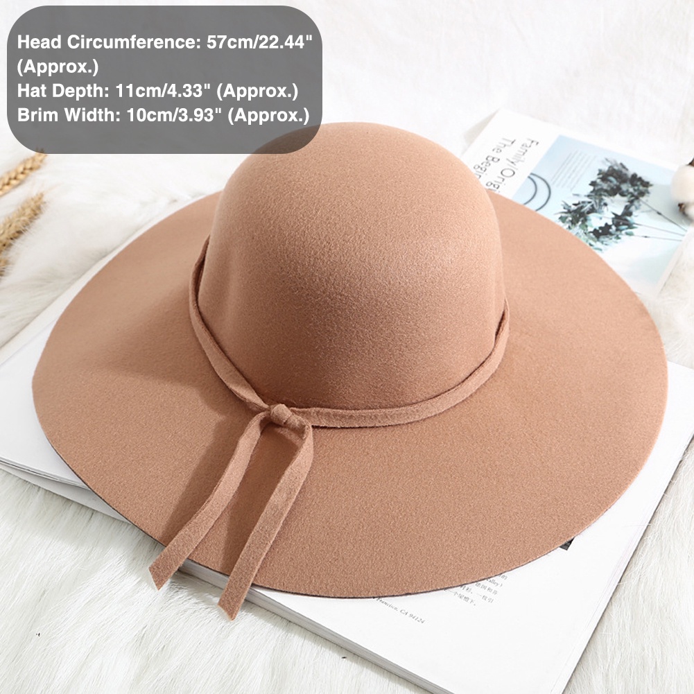 Mũ Fedora rộng vành phong cách vintage JP5