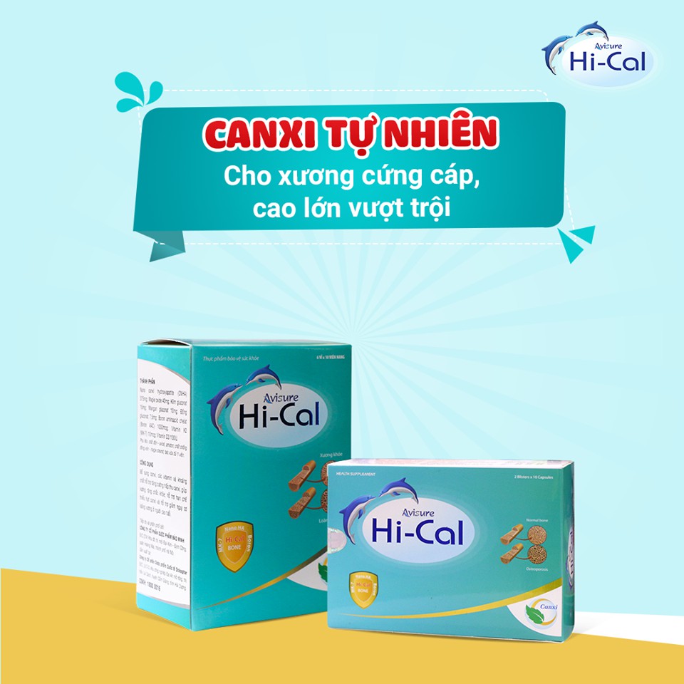 Bộ đôi Vitamin tổng hợp Avisure Mama - Canxi tự nhiên Avisure Hical dành cho phụ nữ mang thai và cho con bú