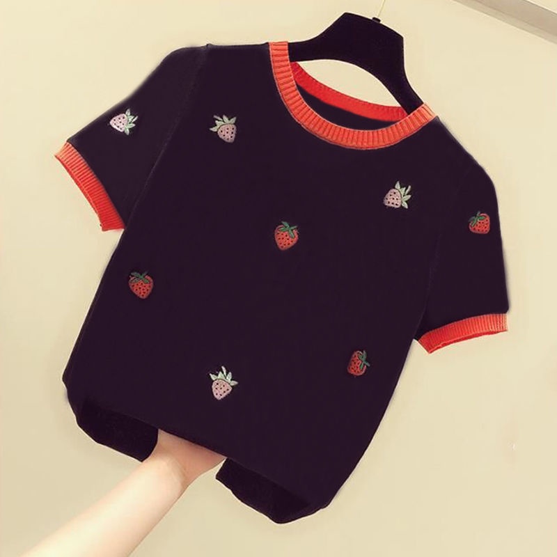 Áo Thun Cotton Trơn Tay Ngắn Phong Cách Mới 2022