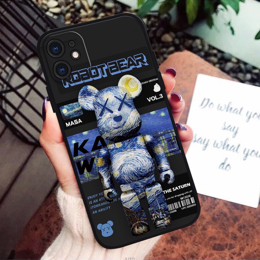 Vỏ ốp iPhone Robot Bear Nasa chống sốc cho iPhone 6/6pl/6s/6spl/7/7pl/8/8pl/x/xs/11/12/13/pro/max - Chinchincase