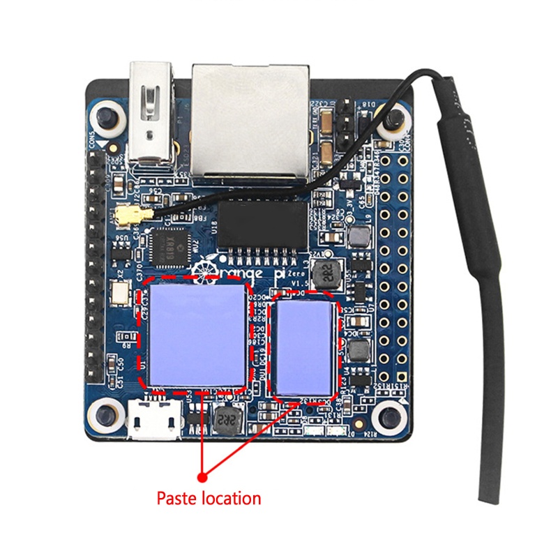 Vỏ Bảo Vệ Bằng Nhôm Màu Đen Cho Orange Pi Zer