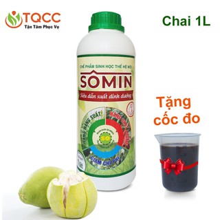 Chế phẩm sinh học THM Sômin cho bưởi- Tăng năng suất- phòng nấm bệnh- 1lít