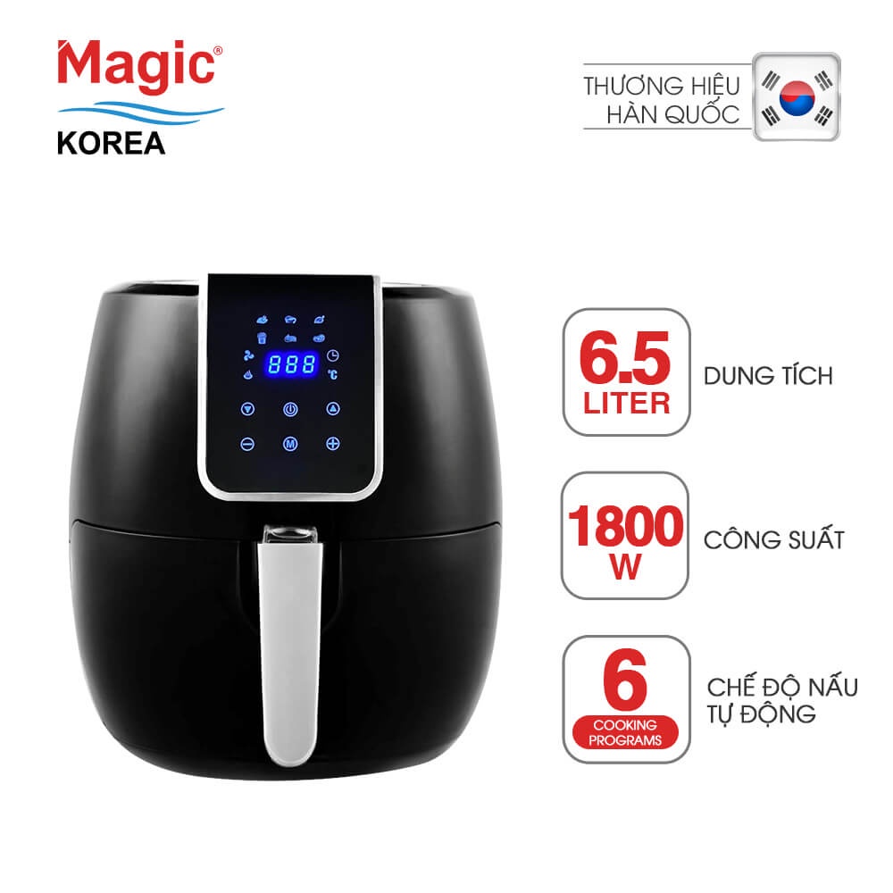 Nồi Chiên Nướng Không Dầu Korea Magic A-805  - Cảm ứng màn hình LED