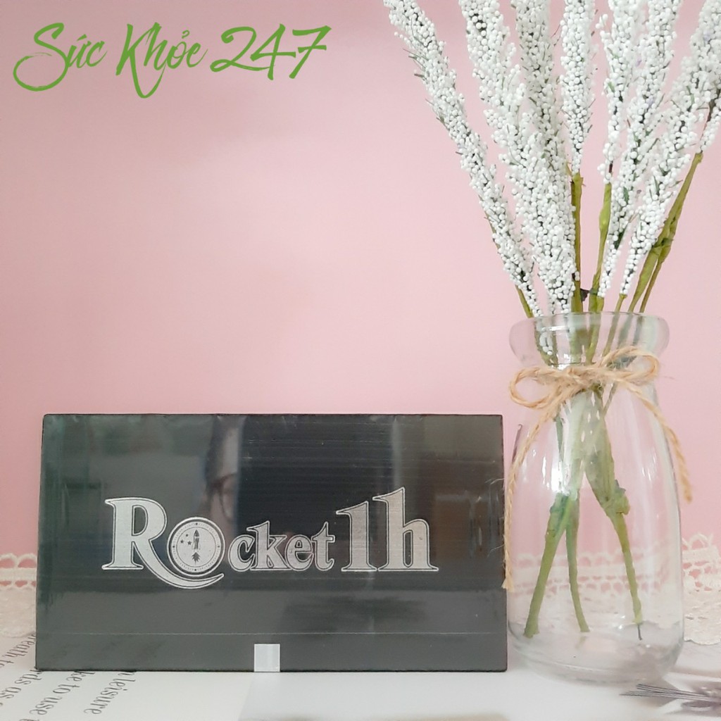 Rocket 1h ⚡FOLLOW Shop Giảm 5K⚡ Rocket 1h - Tăng Cường Sinh Lực Cho Nam Giới Hộp 1 Vỉ x 6 Viên