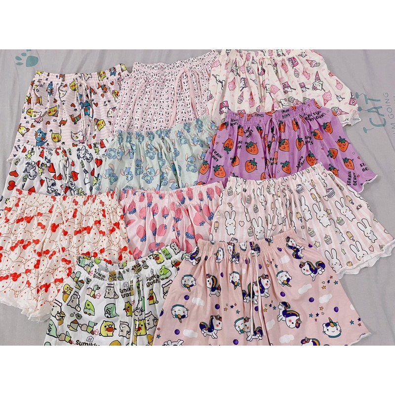 Quần đùi thun cotton đẹp qccc