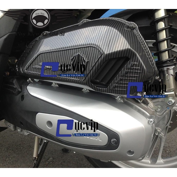 [Giá Siêu Rẻ] Ốp Pô E SH 2017 - SH 2020 Carbon 2681