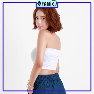 Áo bra không dây ❤️𝑭𝑹𝑬𝑬𝑺𝑯𝑰𝑷❤️ Áo Ống Trơn 2 Màu Trắng Đen, Áo Bra Chất Thun Mềm Siêu Xinh