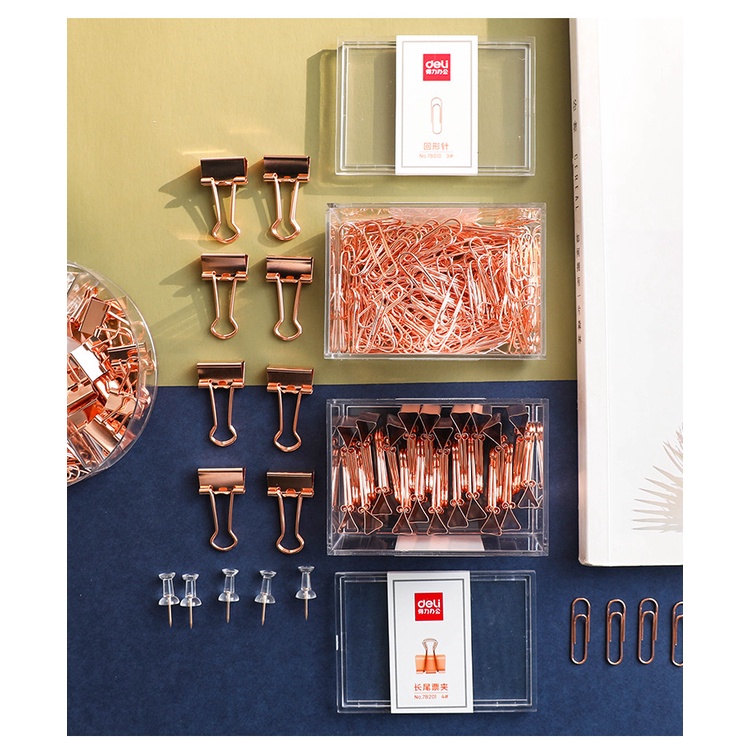 Bộ 72 kẹp SeamiArt dạng kẹp giấy đuôi dài/kẹp tệp/ghim 2 màu sắc tùy chọn cho học sinh/văn phòng