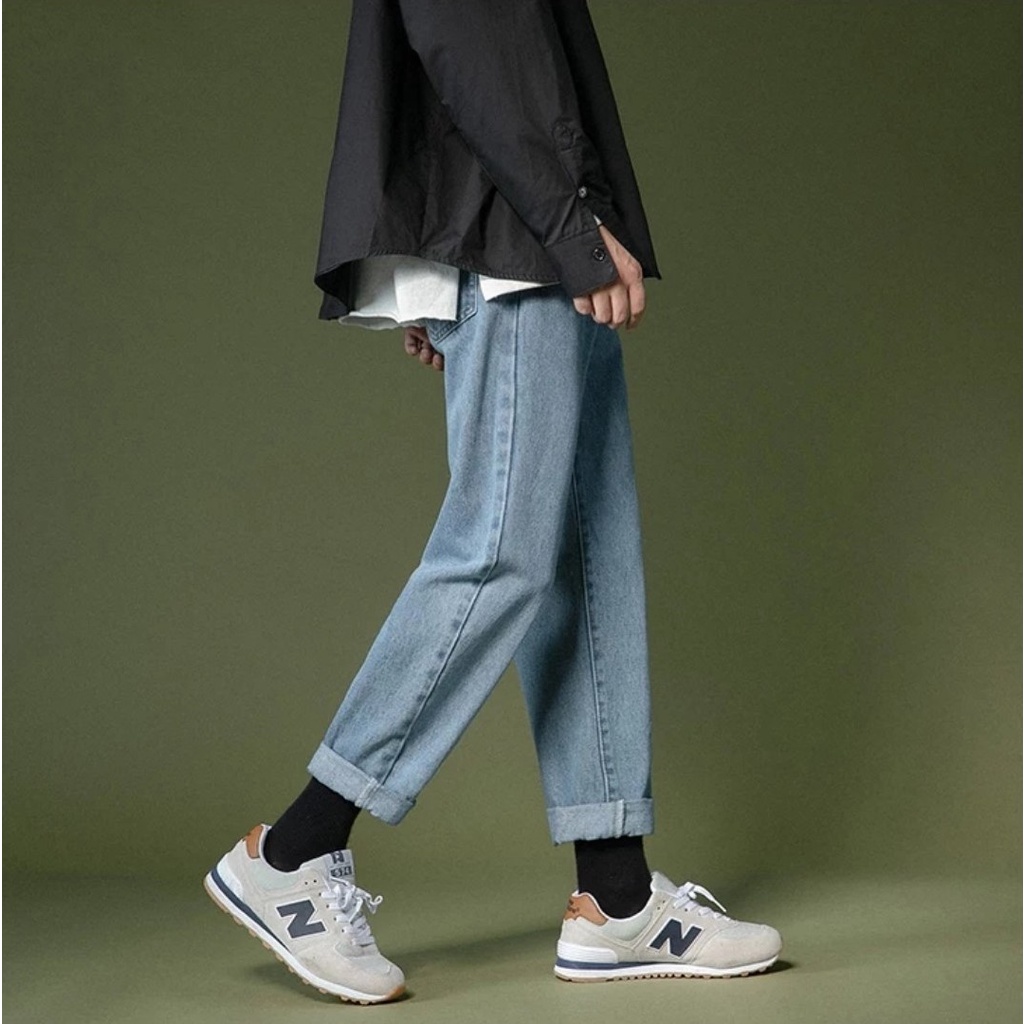 Quần Baggy Jean Nam, Quần Jean Nam Ống Suông, Quần Jean Basic Nam Đẹp Cao Cấp | BigBuy360 - bigbuy360.vn