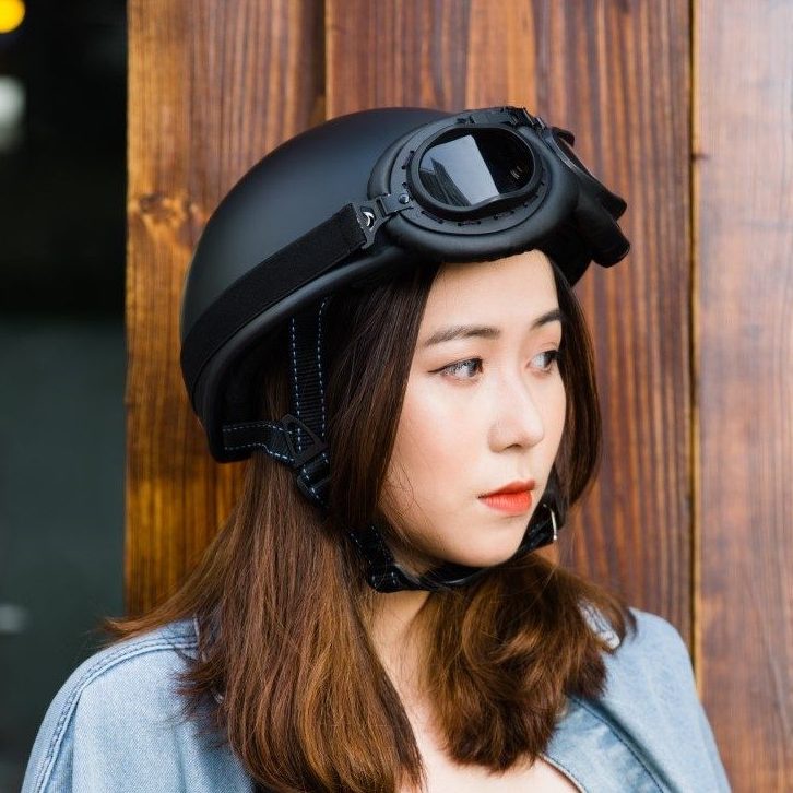 Kính phi công gắn nón bảo hiểm loại 1 - Kính dây gắn mũ bảo hiểm Classic