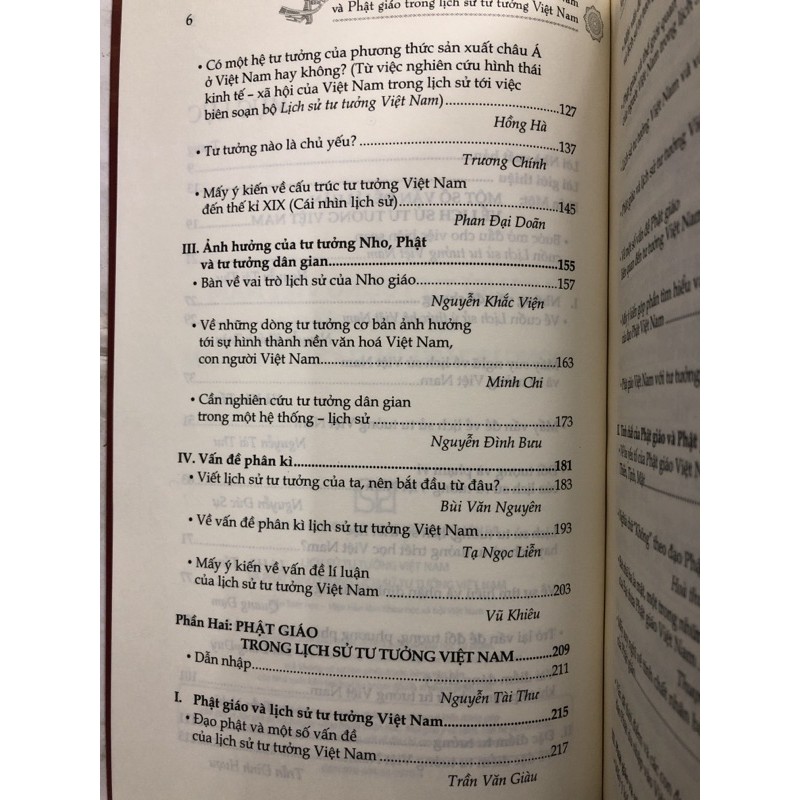 Sách - Lịch sử tư tưởng Việt Nam và Phật giáo trong lịch sử tư tưởng Việt Nam ko