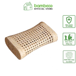 Gối mây tre đan mau BAMBOOO ECO chất liệu tự nhiên thoáng mát