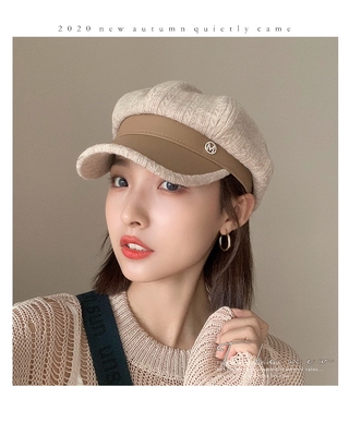 Nón Beret Da Pu Thời Trang Dành Cho Nữ