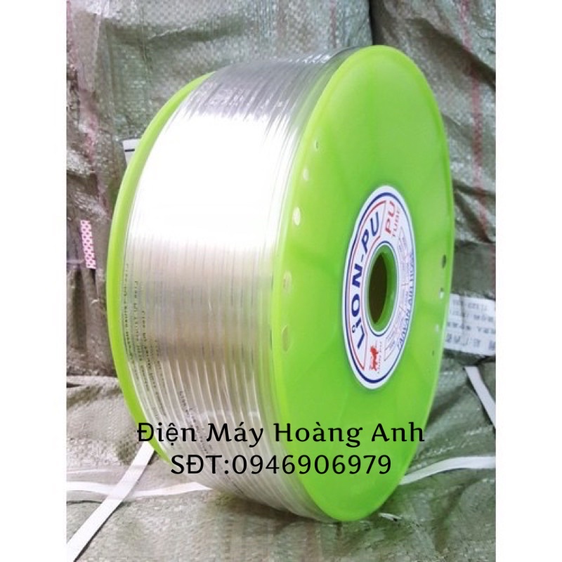 Dây hơi PU khí nén Đài Loan các loại bán theo mét giá sỉ( Dây hơi 5x8)