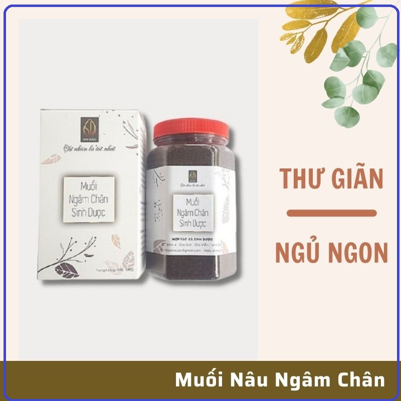 Muối Ngâm Chân Thảo Dược  Organic100% Thiên Nhiên Muối  Thảo Dược Ngâm Chân 550g Hàng Chính Hãng Sinh Dược- Tuancase