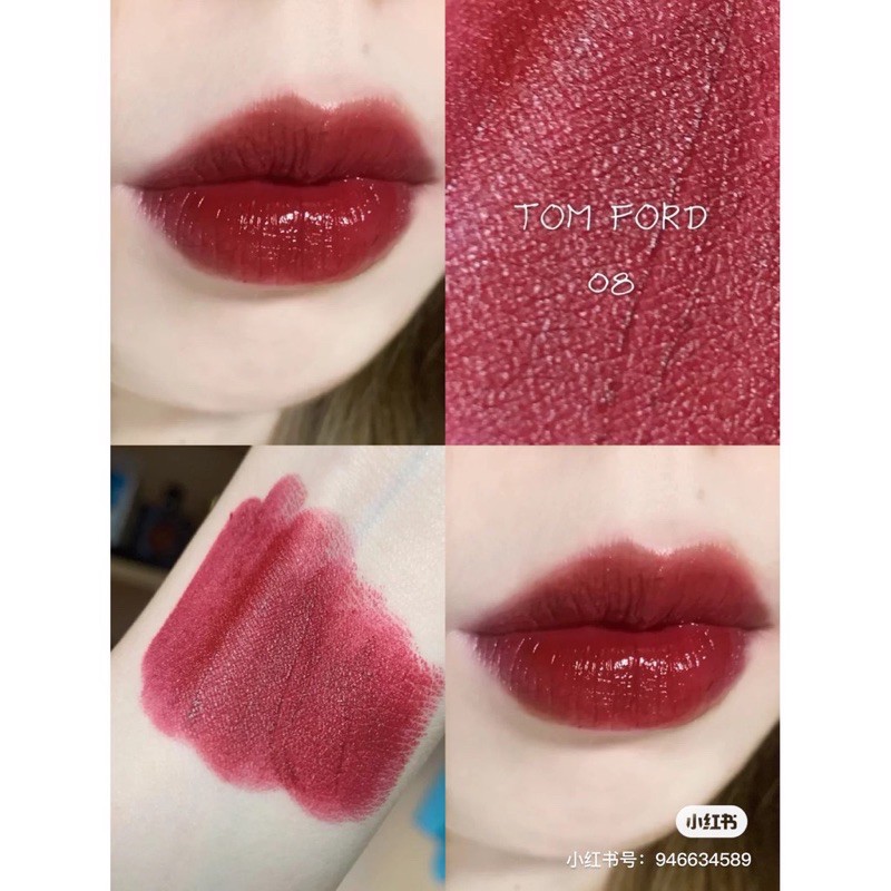 FORD LIP COLOR MATTE Son Tom Ford Velvet Cherry 08 Màu Đỏ Rượu Vang