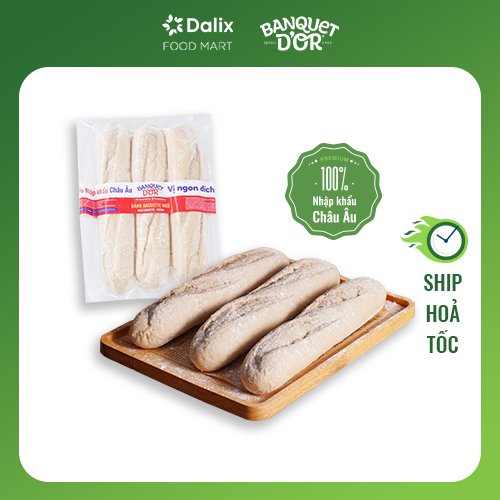 Set Bánh mỳ dài Baguette 28cm Nhập khẩu (nướng nồi chiên không dầu hoặc lò nướng)