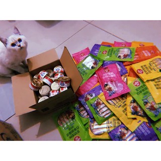 SÚP THƯỞNG WANPY HAPPY100 CHO MÈO (14G*5 THANH)
