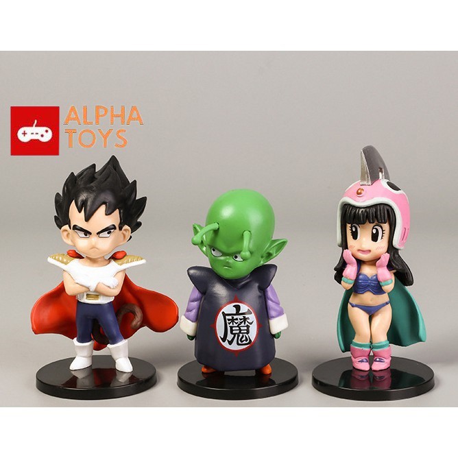 Combo bộ 6 mô hình chibi Songoku ngộ nghĩnh đáng yêu cực đẹp - Dragon Balls