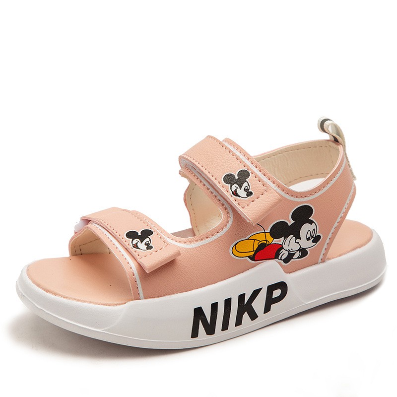 Giày sandal trẻ em ⚡ FREESHIP,HỖ TRỢ ĐỔI SIZE ⚡ thời trang thoáng khí cho bé trai, bé gái họa tiết Mickey siêu dễ thương