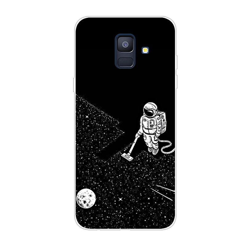 Ốp điện thoại in hoa văn thời trang cho Samsung Galaxy A6 2018 | BigBuy360 - bigbuy360.vn